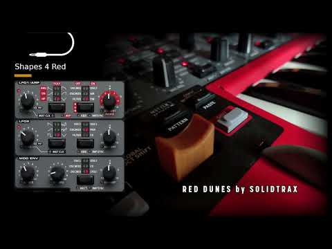 Shapes 4 Red - 99 Patches And 50 Performances For Clavia Nord Lead 4 - Red Dunes