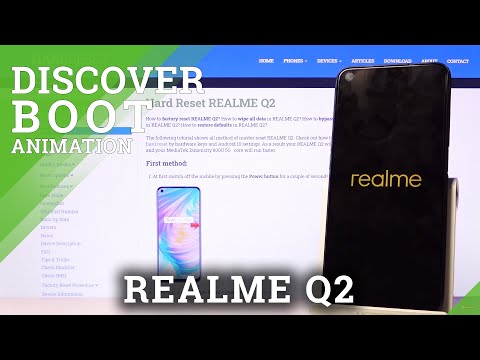 How Welcoming Screen Look in Realme Q2 – Check Boot Animation
