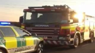 Hot air balloon tangled in electricity cables in Northamptonshire