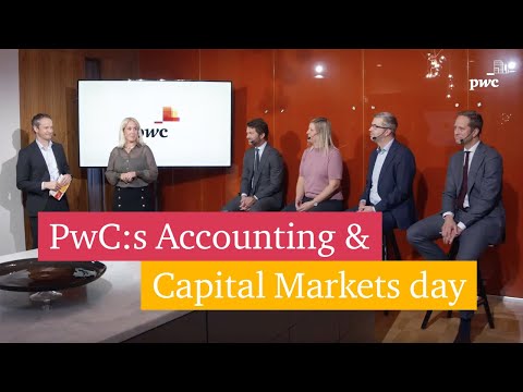 PwC:s Accounting & Capital Markets Day