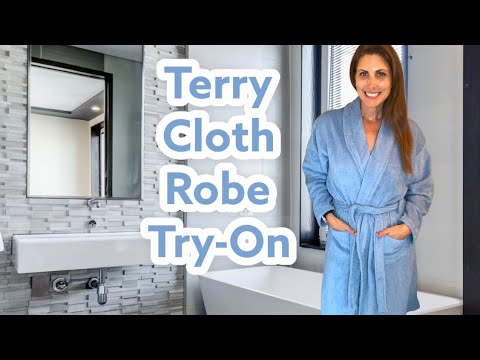 SIORO Women's Terry Cloth Robe Try-On
