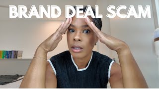 I almost lost $9,000 in this brand deal scam (red flags you should know as a content creator)