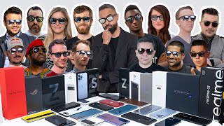Which SMARTPHONES Do We Actually Use? YOUTUBER Edition ft. MKBHD, Linus Tech Tips, iJustine + More