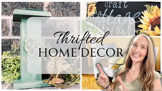 Flipping new and forgotten thrift store items into DIY home decor to keep for myself or for resell