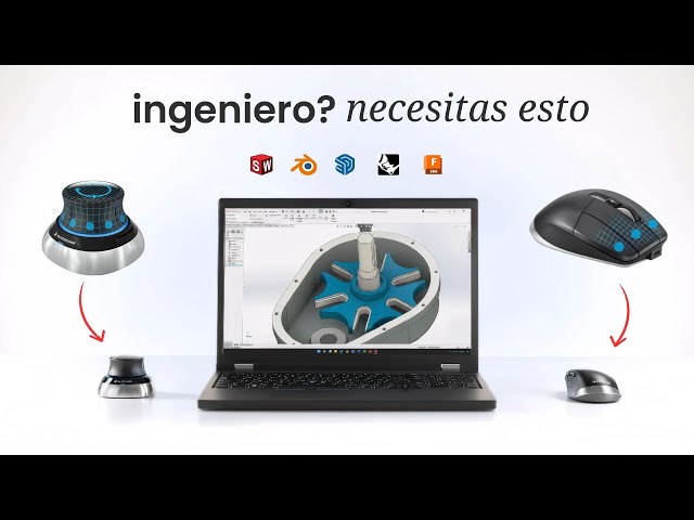 Vídeo relacionado con 3Dconnexion CadMouse Pro - Ratón - ergonómico - óptico - 7 Botones - cableado