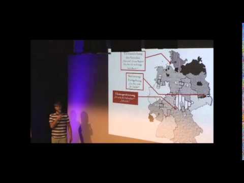 Benedikt Kopera beim 1. Science Slam in Erlangen
