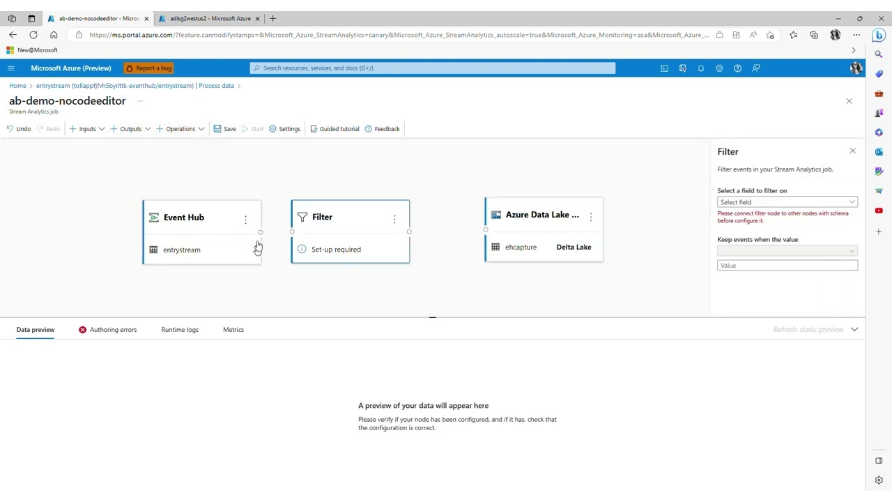 Process Real-Time Data Streams in Minutes using Azure Stream Analytics' No-Code Editor Experience