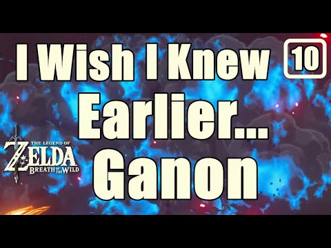I Wish I Knew Earlier Zelda Breath of The Wild #10 Calamity Ganon #botw