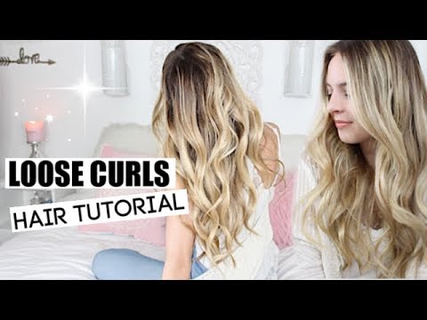 Loose Curls Hair Tutorial / How to Get Big Voluminous...