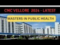 CMC Vellore Masters In Public Health2024 MPH Complete Details 2024