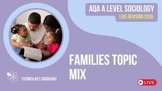 Families & Households Topic Mix | AQA A Level Sociology | Live Revision 2026 Exams