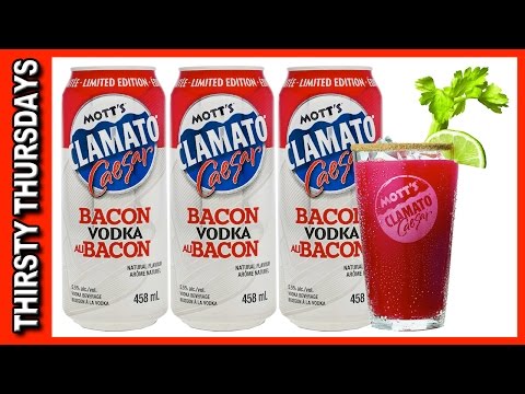Mott's Clamato Caesar Bacon Vodka Beverage