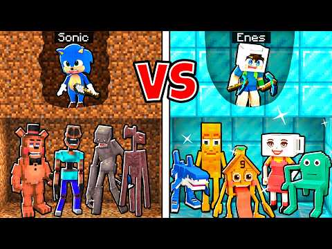 FAKİR BEBEK SONİC vs ZENGİN ENES KORKUNÇ BRAINROT SAVAŞI 😱 Minecraft