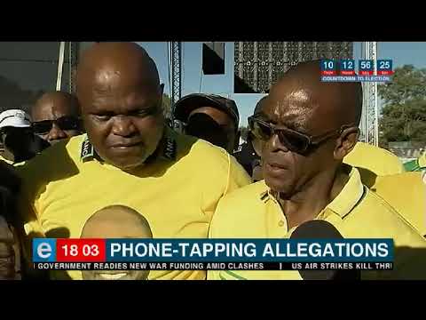 ANC's Magashule makes phone tapping claims