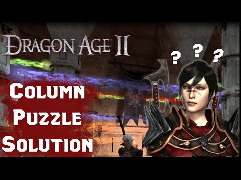 Dragon Age II Legacy DLC Power Nexus Column Puzzle Solved In 2 Minutes
