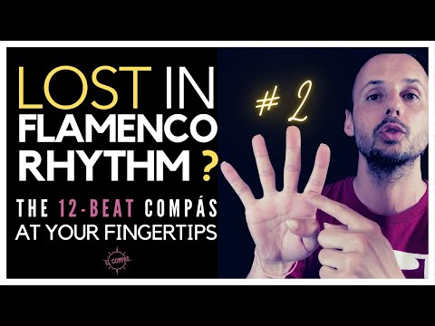 Flamenco Compás At Your Fingertips #2 | 12 Beats Made Easy | Compás & Rhythm Practice 🖐🖐🤘