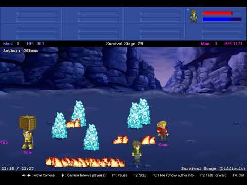 LF2 超強冰火球連技