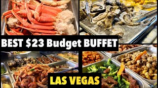 A VEGAS Buffet For $23 with Crab Legs, Oysters etc.. #vegasbuffet #vegasfoodie #vegas