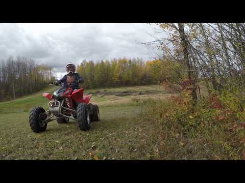 Big Guns Number 1! Big Gun Exhaust Review, Trx 450 R!