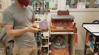 Using a Random Orbital Sander