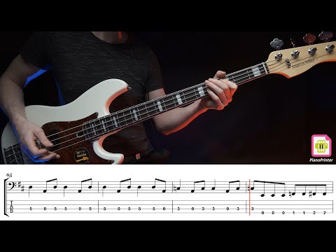 Guns N' Roses - Sweet Child O' Mine Standard Tuning Bass Cover | Tabs & Sheet Music
