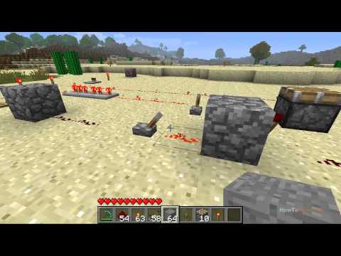 YourHowToMinecraft - Redstone For  Noobs : The Basics (Tutorial) :: Minecraft Beta 1.7