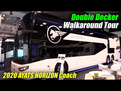 2020 Ayats Horizon Walkaround - Double Decker Coach Exterior Interior Tour