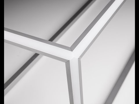 KLUS Design - LED profilis KUBIK-45 skirtas kurti šviečiančias erdvies formas