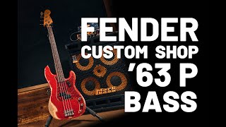 Video thumbnail for Fender Custom Shop 63 Precision Bass Demo by DogoHouse Instrument Gear