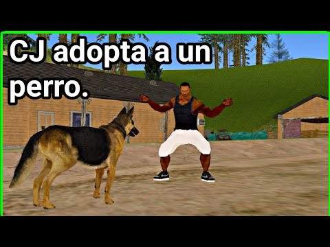 GTA San Andreas Loquendo - CJ adopta a un perro.