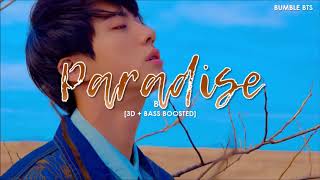 [3D+BASS BOOSTED] BTS (방탄소년단) - PARADISE (낙원) | bumble.bts