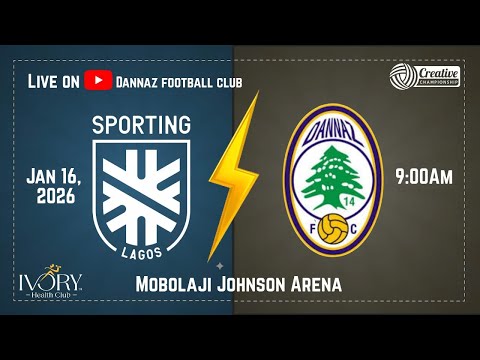 Sporting Lagos FA vs Dannaz FC | The Creative Championship League 2025/26 | Matchday 13