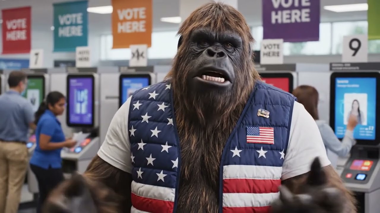 Bigfoot Works the Polls