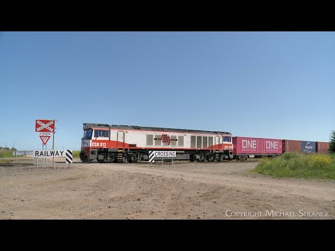 7922V SCT Dooen Container Train Exits Gheringhap Loop Line (20/10/2022) - PoathTV Railways
