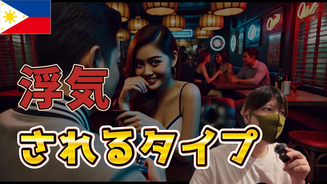 フィリピンパブ嬢に浮気されやすい男性のタイプ YouTubeサムネイル