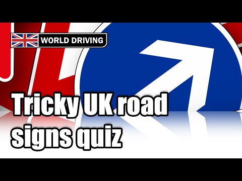 Theory Test - Tricky UK Road Signs That Could Catch You Out (quiz)