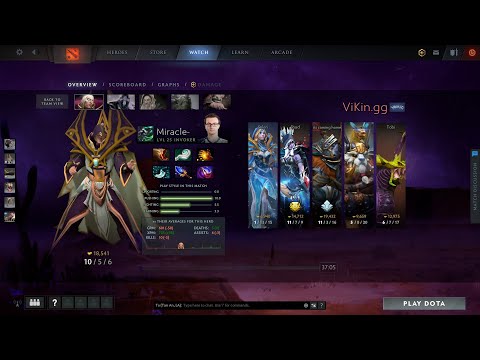 dota2sup Miracle  invoker Nigma vs Vikin gg  -WEPLAY! Buovel Minor 2020