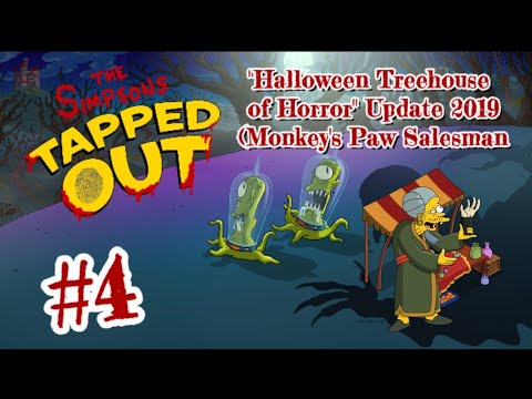 The Simpsons: Tapped Out [489] Halloween Treehouse of Horror Update (2019) Pt 4 {Monkey's Salesman}