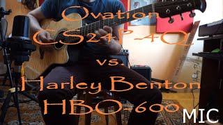 Video thumbnail for Ovation CS24P-4Q vs. Harley Benton HBO-600 by Tomek Stężalski