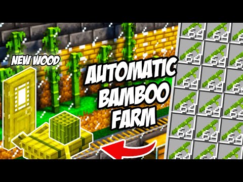 Minecraft 1.20 Epic Automatic Bamboo Farm: Step-by-Step Tutorial!
