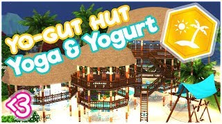 🧘 YO-GUT HUT! 🍦 YOGA STUDIO AND YOGURT SHOP // ISLAND LIVING BUILD! 🌴 (Let's Build in the Sim