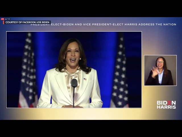 Kamala Harris says voters ushered in ‘new day for America’