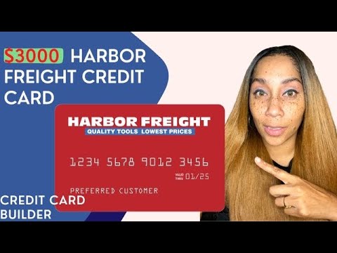  Harbor Freight Credit Card with Soft Pull To Prequalify! Credit Builder Credit Card!!