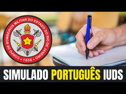 🔥🚒 CBMERJ - SIMULADO DE PORTUGUES BANCA  IUDS