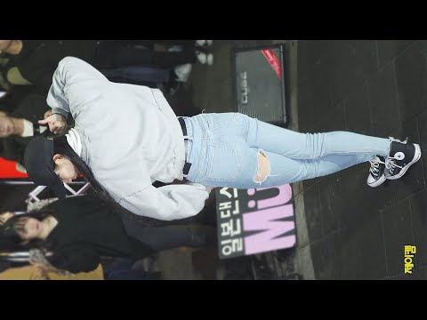 무토 (미유) 직캠 - Danger & 쩔어 (방탄소년단 BTS) Cover @190113 홍대 버스킹 by 제이캠