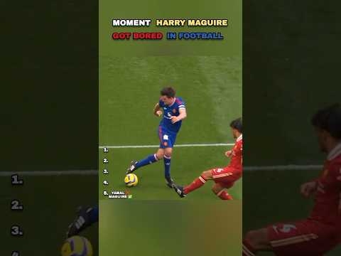Moments Maguire Got BORED in Football 😂⚽