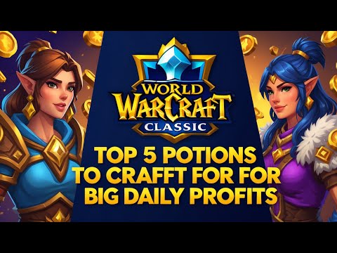 Top 5 Potions To Craft - Massive Daily Profits | Wow Classic