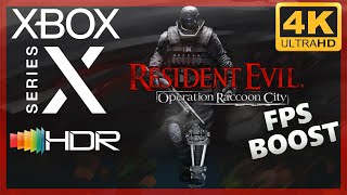 [4K/HDR] Resident Evil : Operation Raccoon City / Xbox Series X Gameplay / FPS Boost 60fps !