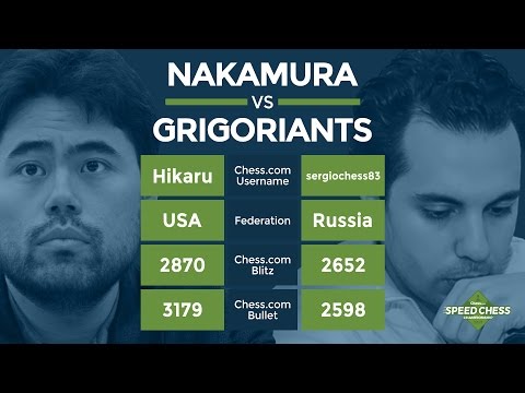 Speed Chess Championship: Hikaru Nakamura vs Sergey Grigoriants