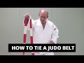 How to tie a Judo Belt
